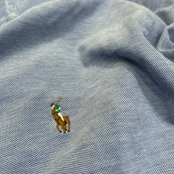 Polo Ralph Lauren size 2XLT in light blue color. Very minimal signs of wear. - Picture 5 of 6